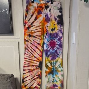 Levi's Multicolor Tie-Dye Boot Cut Jeans